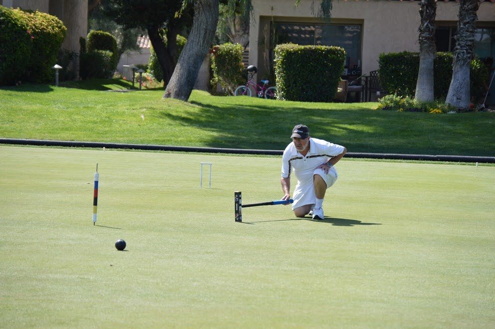 Lining up the shot
